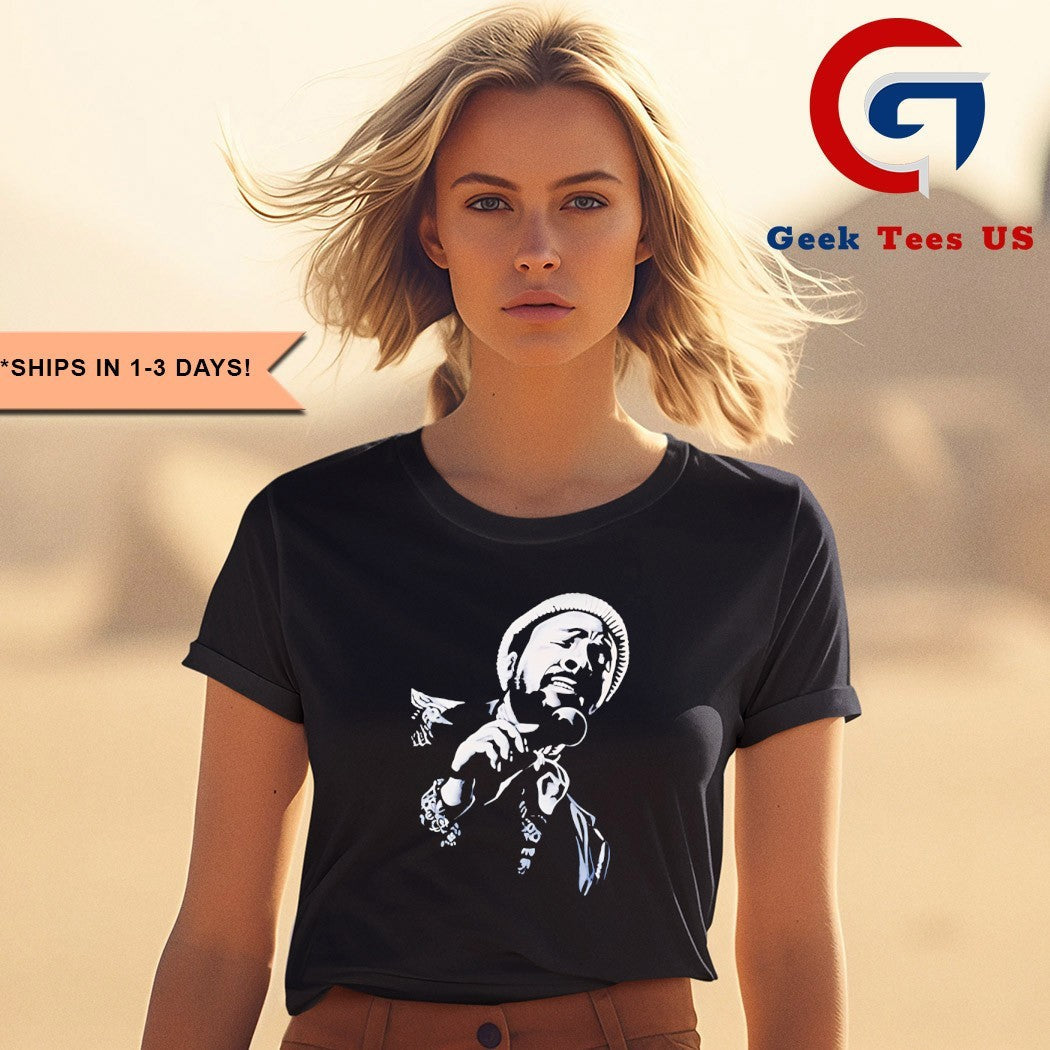 Marvin Gaye Rap portrait shirt
