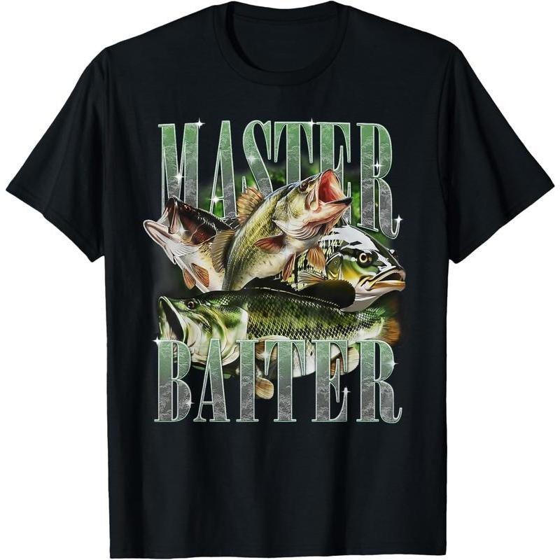 Master Baiter Bass Fishing Fisher Papa Dad Happy Fathers Day T-Shirt Hoodie, Sweatshirt | HypeDripTees.com
