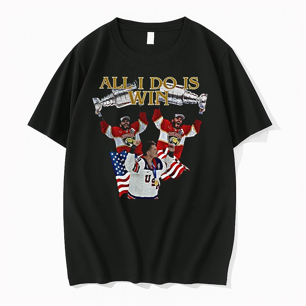 Matthew Tkachuk All I Do Is Win Viral Matt Boldy Hockey Celebration Tshirts Sweater Hoodie, Sweatshirt | HypeDripTees.com