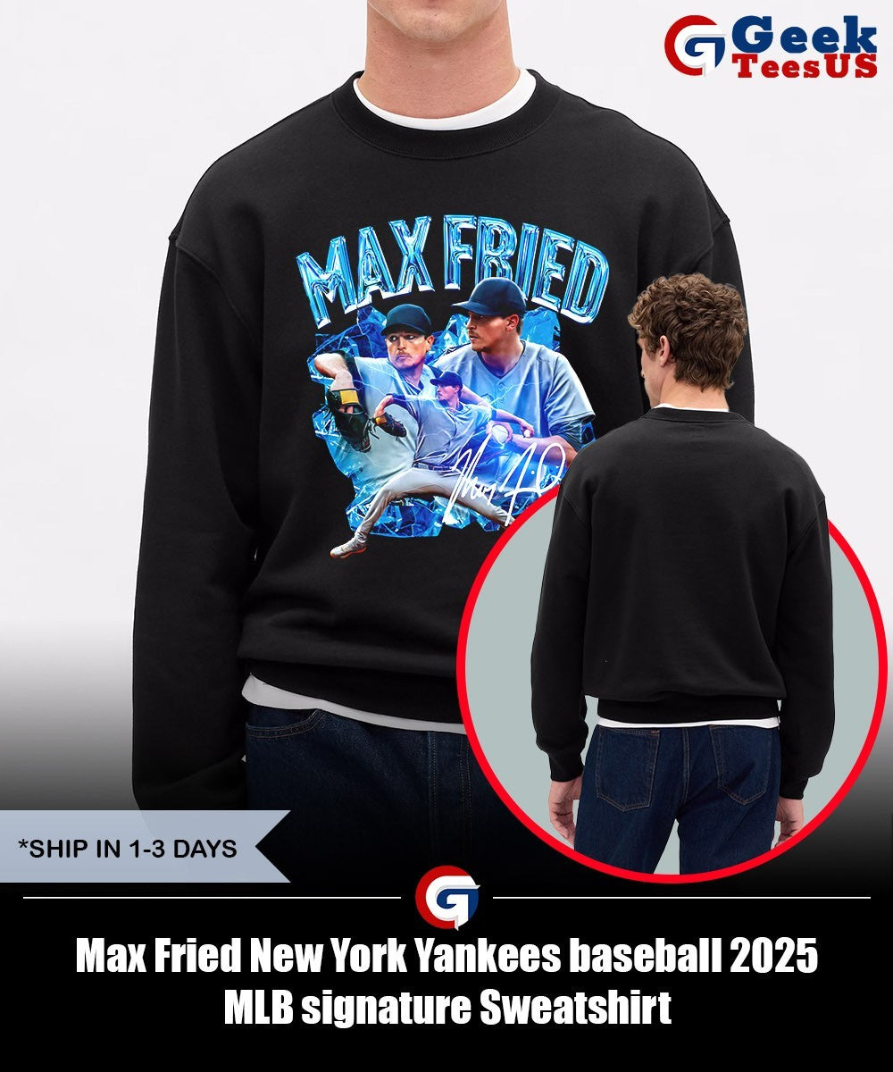 Max Fried New York Yankees baseball 2025 MLB signature shirt