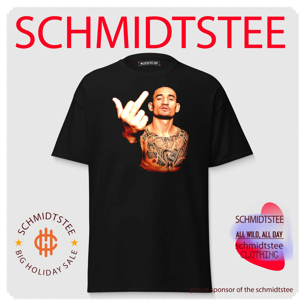 Max Holloway UFC middle finger graphic shirt