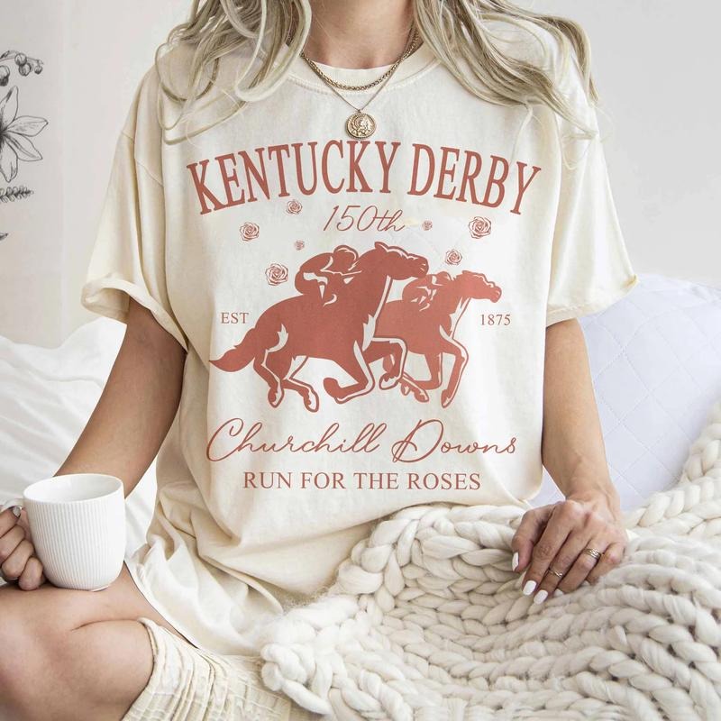 May The Horse Be With You Kentucky Derby Shirt, Comfort Colors T Shirt, Horse Name Racing Weekend 2024, Derby May The...