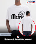 McFralm style the godfather logo shirt