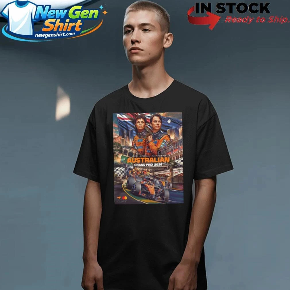 McLaren F1 Team 2026 Australia Grand Prix From 6-8 March At Albert Park In Melbourne Shirt