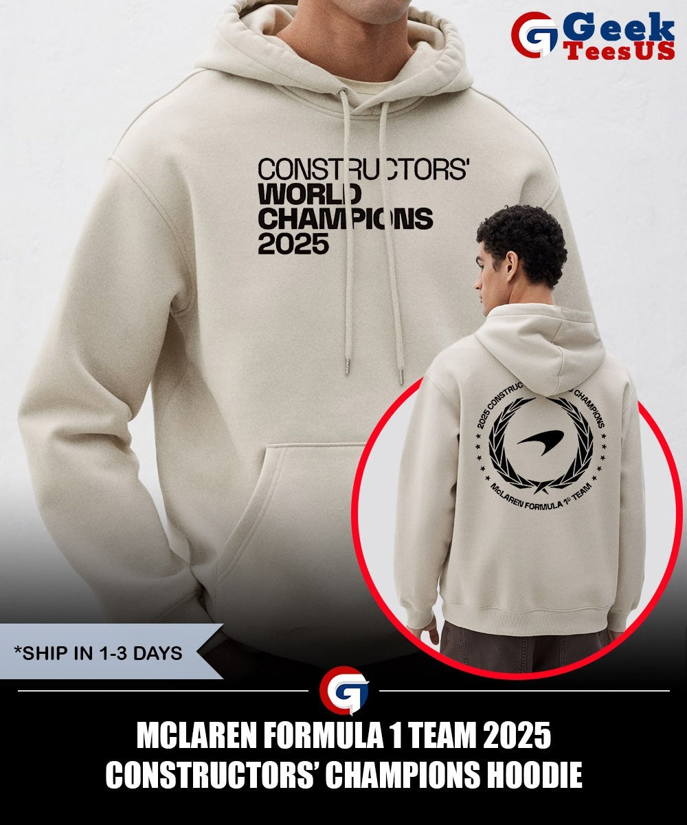 McLaren Formula 1 Team 2025 Constructors’ Champions shirt