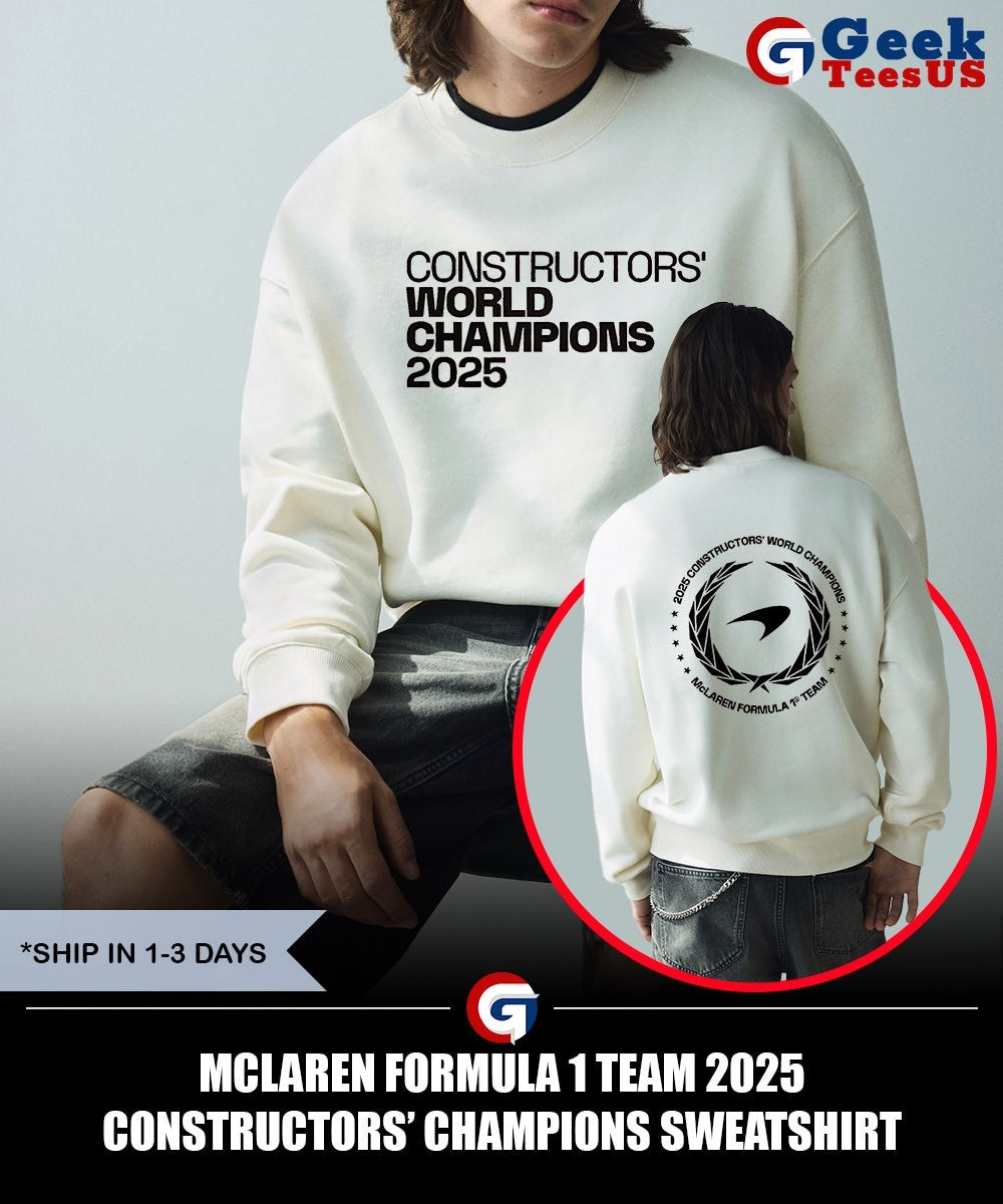 McLaren Formula 1 Team 2025 Constructors’ Champions shirt