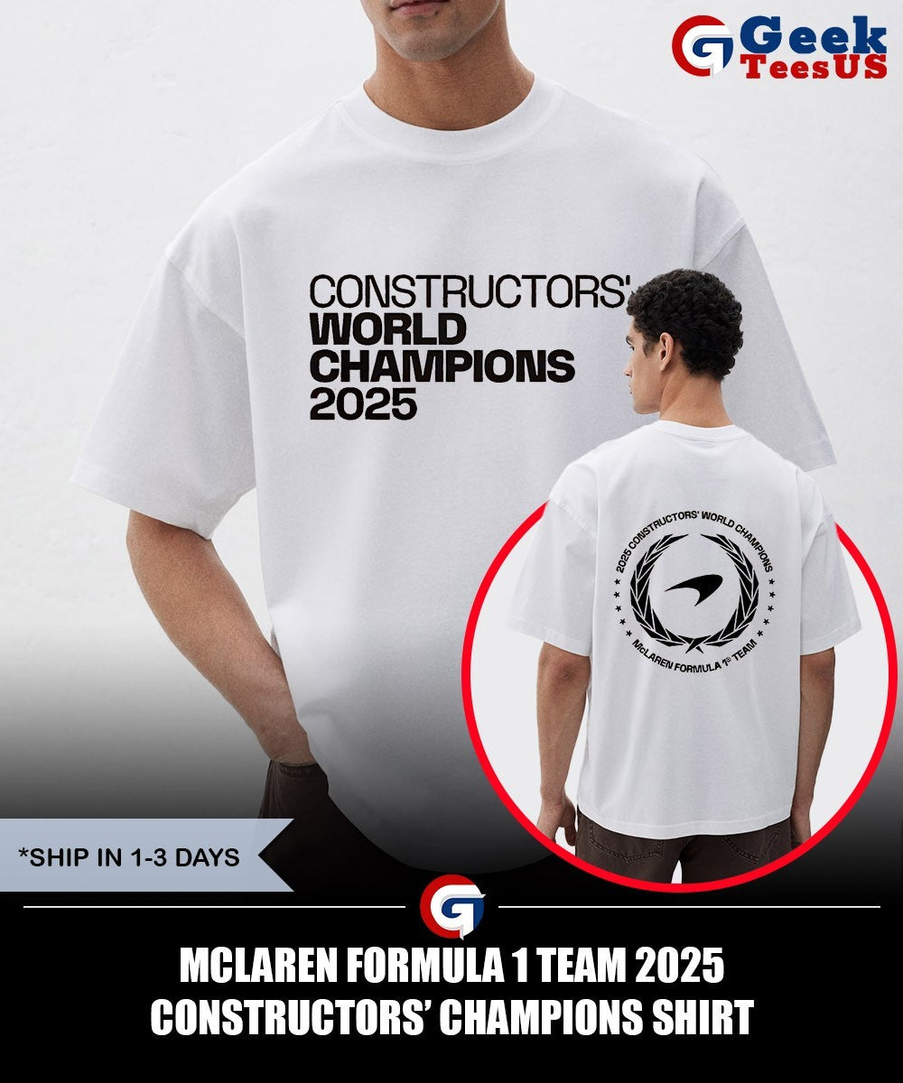 McLaren Formula 1 Team 2025 Constructors’ Champions shirt