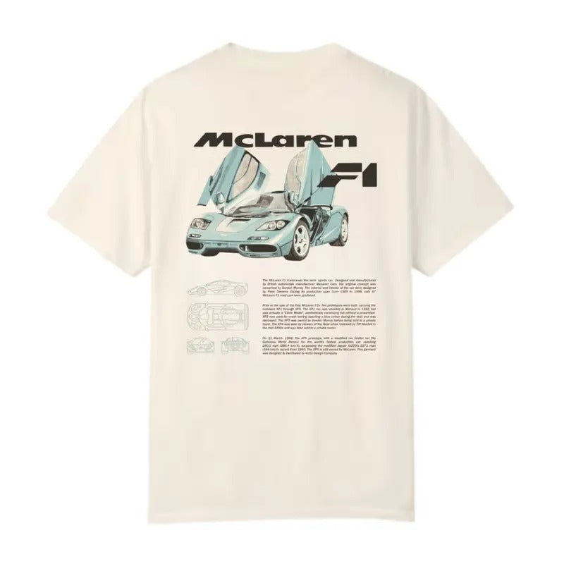 McLarennn F1 Tee T-Shirt, Car Enthusiast T-Shirt, Car Clothing Hoodie, Sweatshirt | HypeDripTees.com