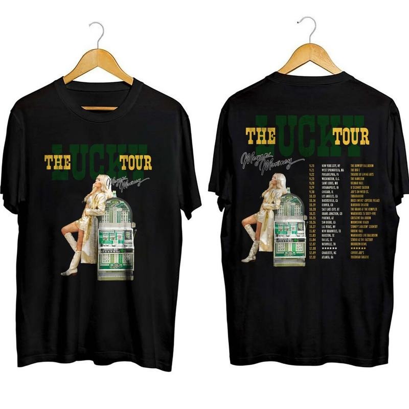 Megan Moroney 2023 Tour Shirt, Megan Moroney The Lucky Tour 2023 TShirt, The Lucky Concert 2023 TShirt Gift for fan...