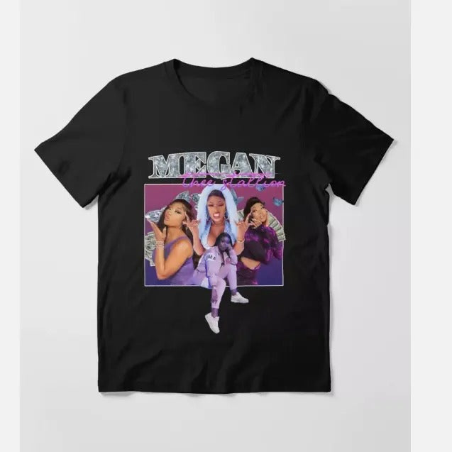Megan Thee Stallion Unisex T-Shirt, Megan Thee Stallion T-Shirt for Men Women Hoodie, Sweatshirt | HypeDripTees.com