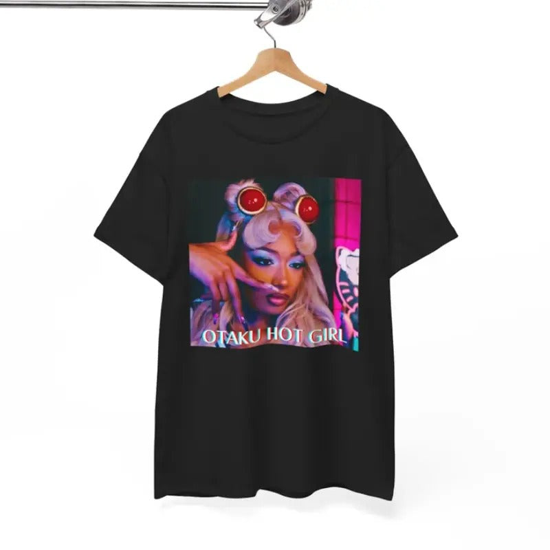 Megann TS Otaku Hot Girl T-Shirt Unisex Heavy Cotton Tee Hip Hop Graphic Shirt Hoodie, Sweatshirt | HypeDripTees.com