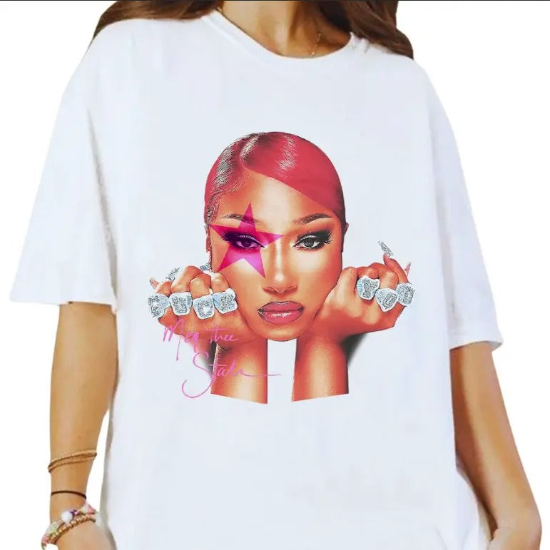 Megann Theee Stallion Shirt Cotton Fabric Hoodie, Sweatshirt | HypeDripTees.com