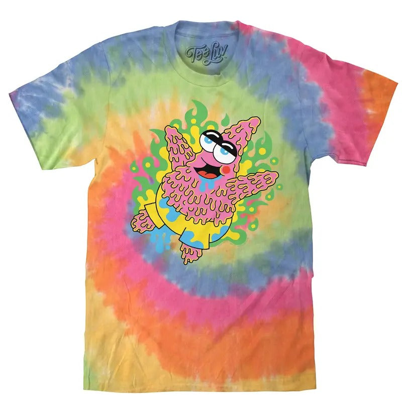 Melting Patrick Star Spongebob Tie Dye T-Shirt - Eternity Tie Dye Hoodie, Sweatshirt | HypeDripTees.com