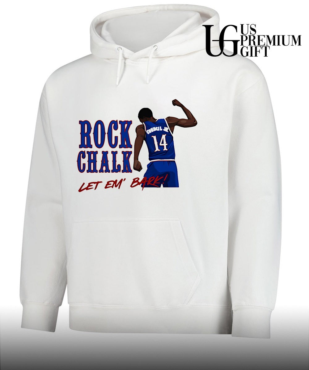 Melvin Council Jr Kansas Jayhawks basketball Rock Chalk Let Em Bark shirt
