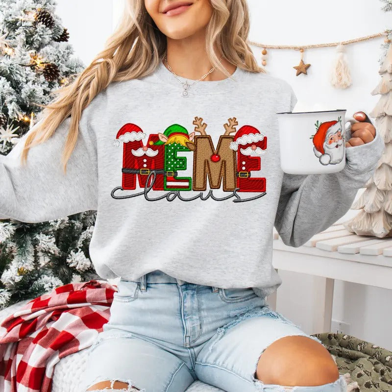 Meme Claus Unisex Sweatshirt T-Shirts, Hoodie | HypeDripTees.com
