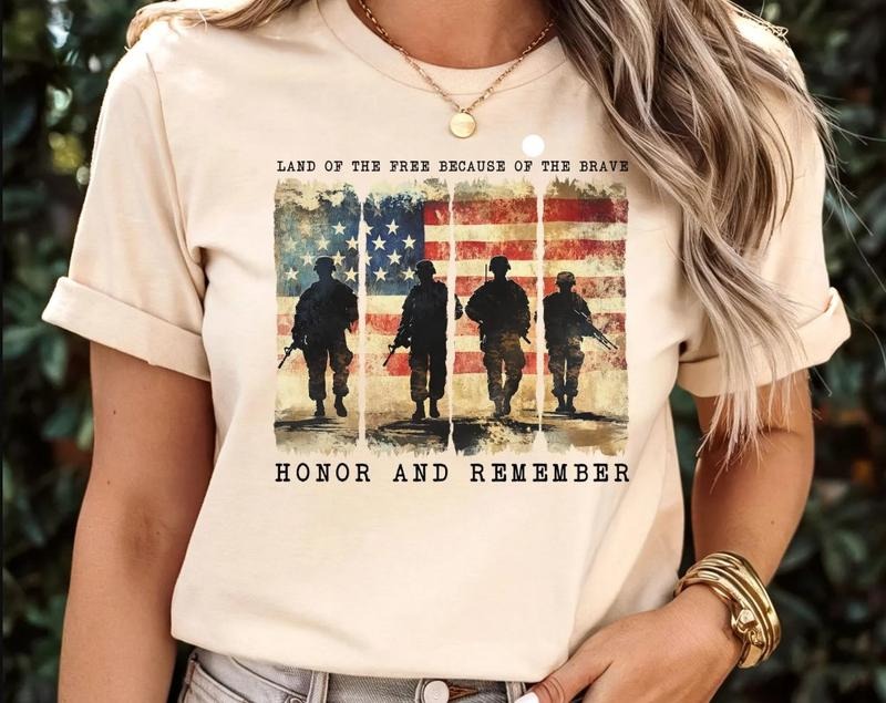 Memorial Day Shirt, Land Of The Brave T-Shirt, American Shirt, Heart Memorial Day Shirt, American Heart Sweatshirt Hoodie