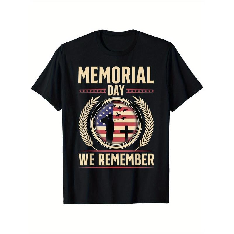 Memorial Day We Remember Military Veteran Vintage Men'S T-Shirt