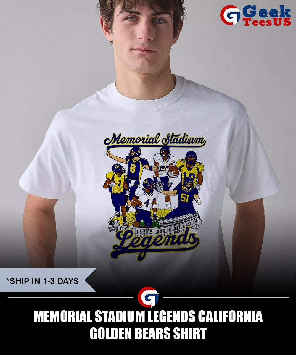 Memorial Stadium Legends California Golden Bears shirt