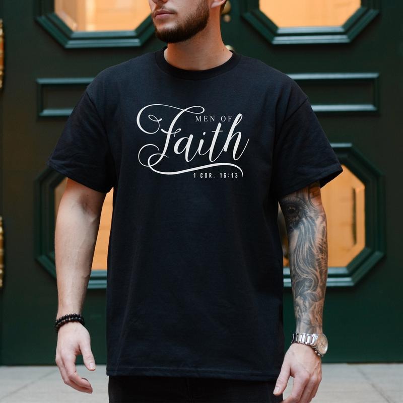 Men Of Faith Shirt Christian Clothing For Menaesthetic Christian Sweatshirtmen's Religious Shirt Christian...