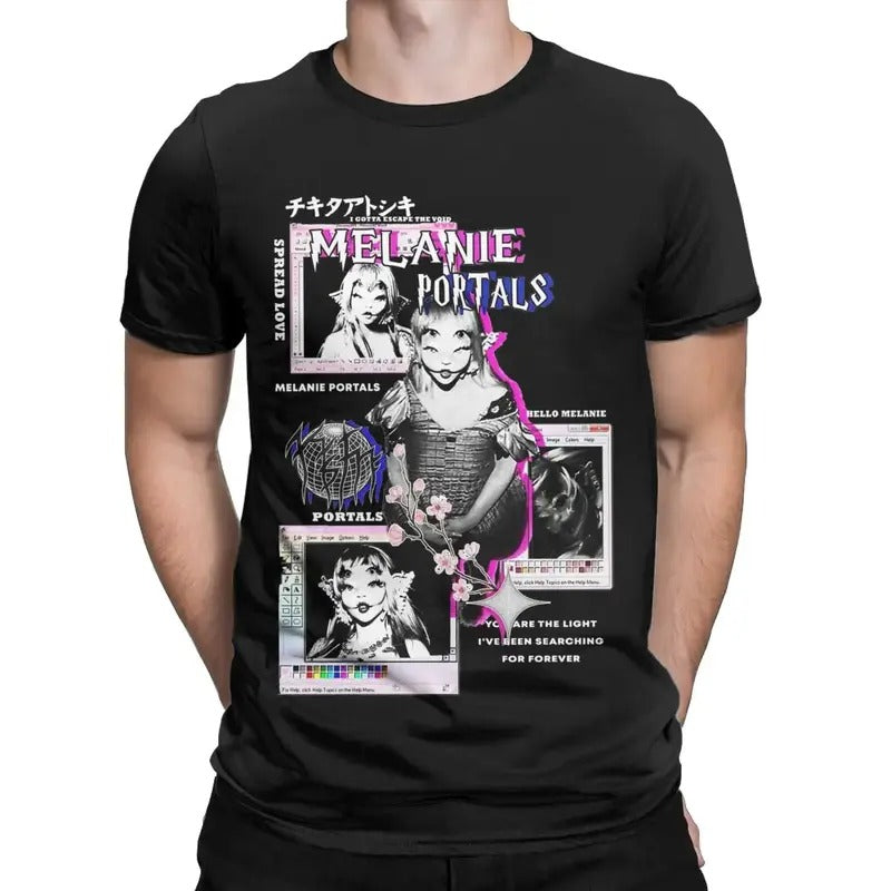Men'S T-Shirts Melanie Martinez Portals Fun 100% Cotton Tee Shirt Short Sleeve T Menswear Top Hoodie, Sweatshirt