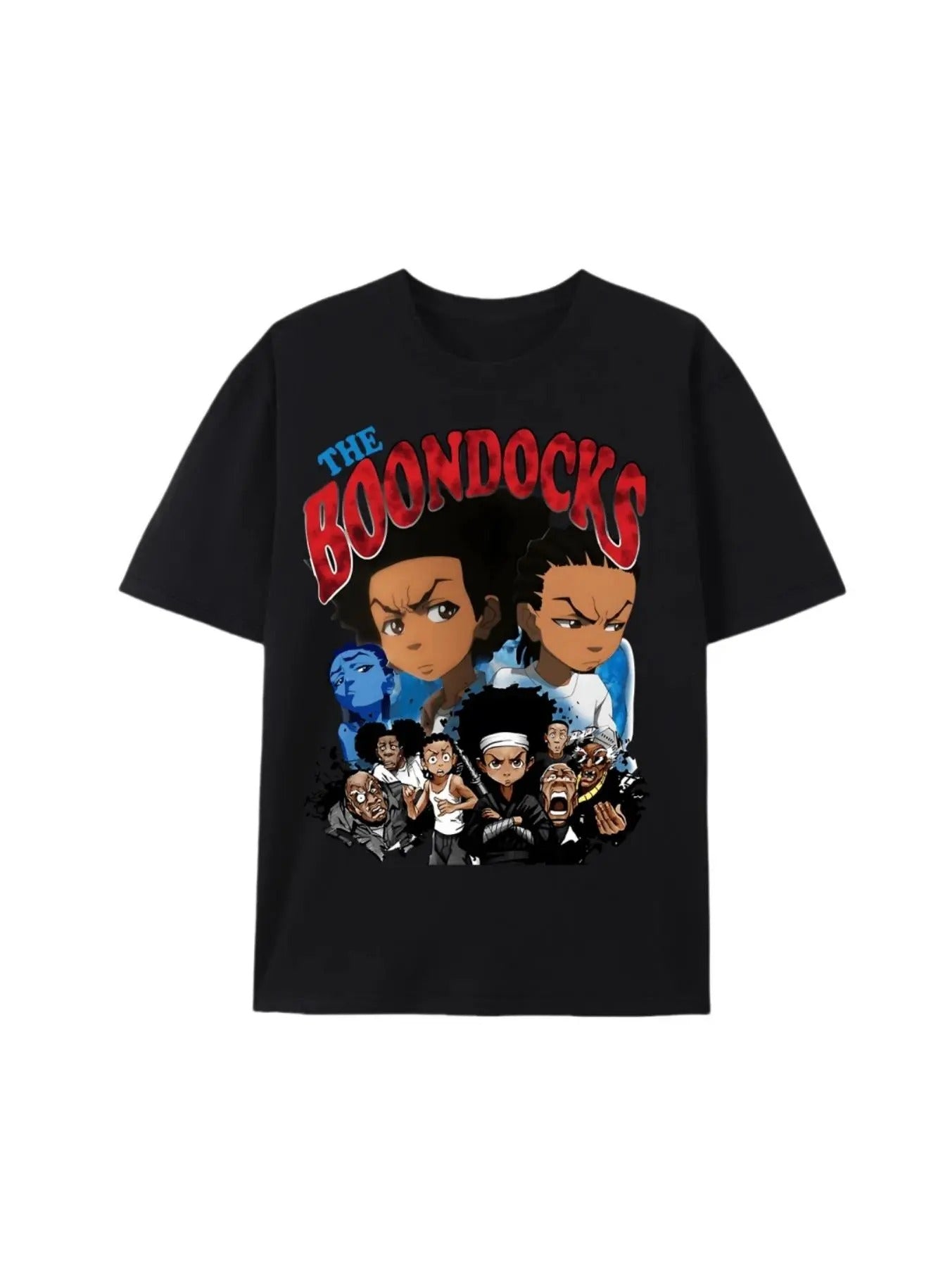 Men's Cartoon & Letter Print Round Neck Tee, Loose Casual Short Sleeve T-shirt for Summer, Men's Top for Daily Wear...