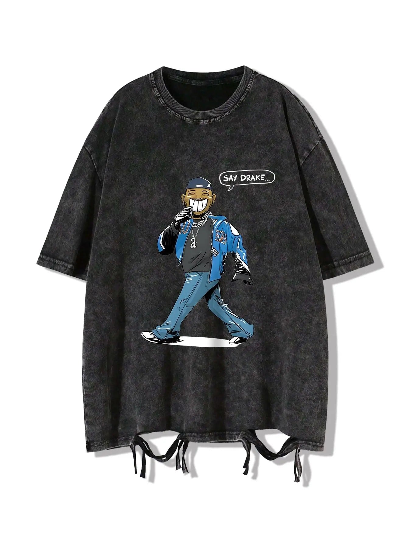 Men's Cartoon Print Round Neck Tee, Regular Fit Casual Short Sleeve Crew Neck T-Shirt for Daily Wear, Fashion Men's Top...