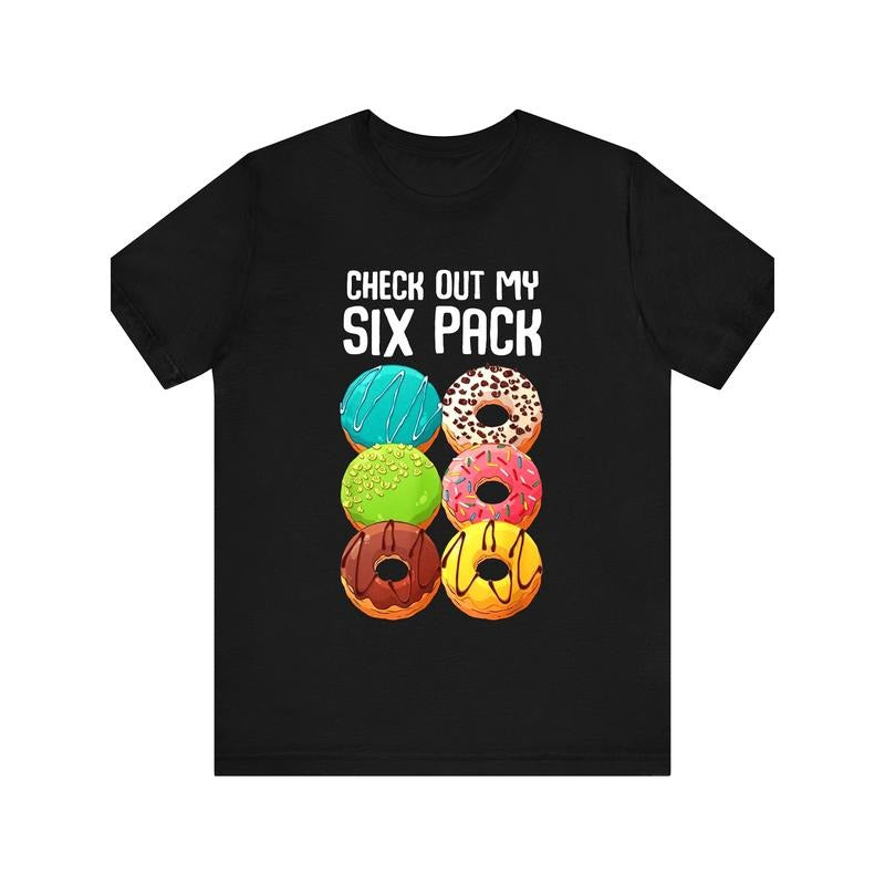 Men's Casual Comfy Fancy Donut Print Short Sleeve T-shirt for Summer Daily Activity made in usa Hoodie, Sweatshirt