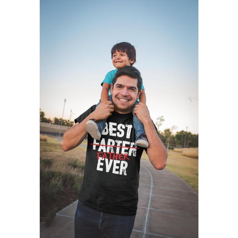 Men's Funny Dad Shirt Best Farter T Shirt Father Humor Joke Dad Gift Father's Day Gift Funny Fart Tee Father Unisex Man...