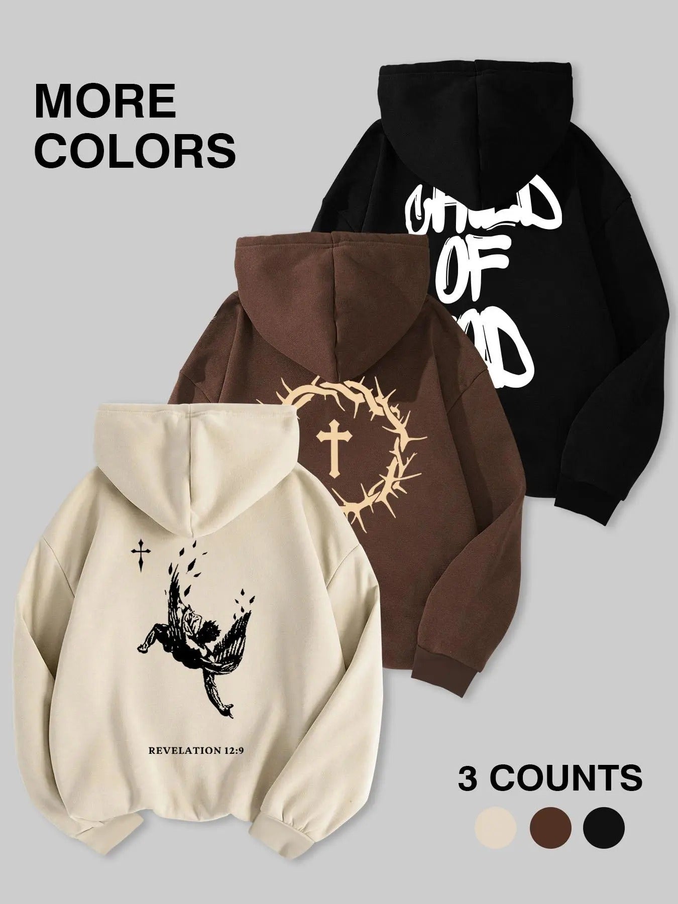 Men's Letter & Graphic Print Hoodie, Casual Regular Fit Long Sleeve Hooded Sweatshirt for Winter, Mens Clothing, Men's...