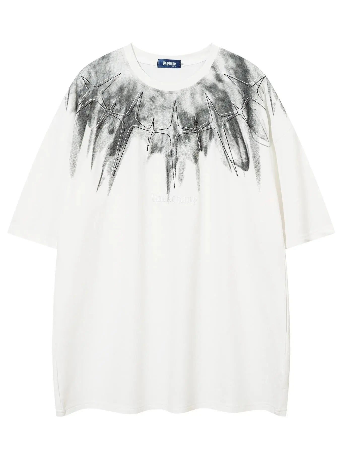 Men's Letter Embroidery Short Sleeve Graphic Tee, Loose Casual Comfy Round Neck T-shirt for Summer, Fashion Men's Top for...