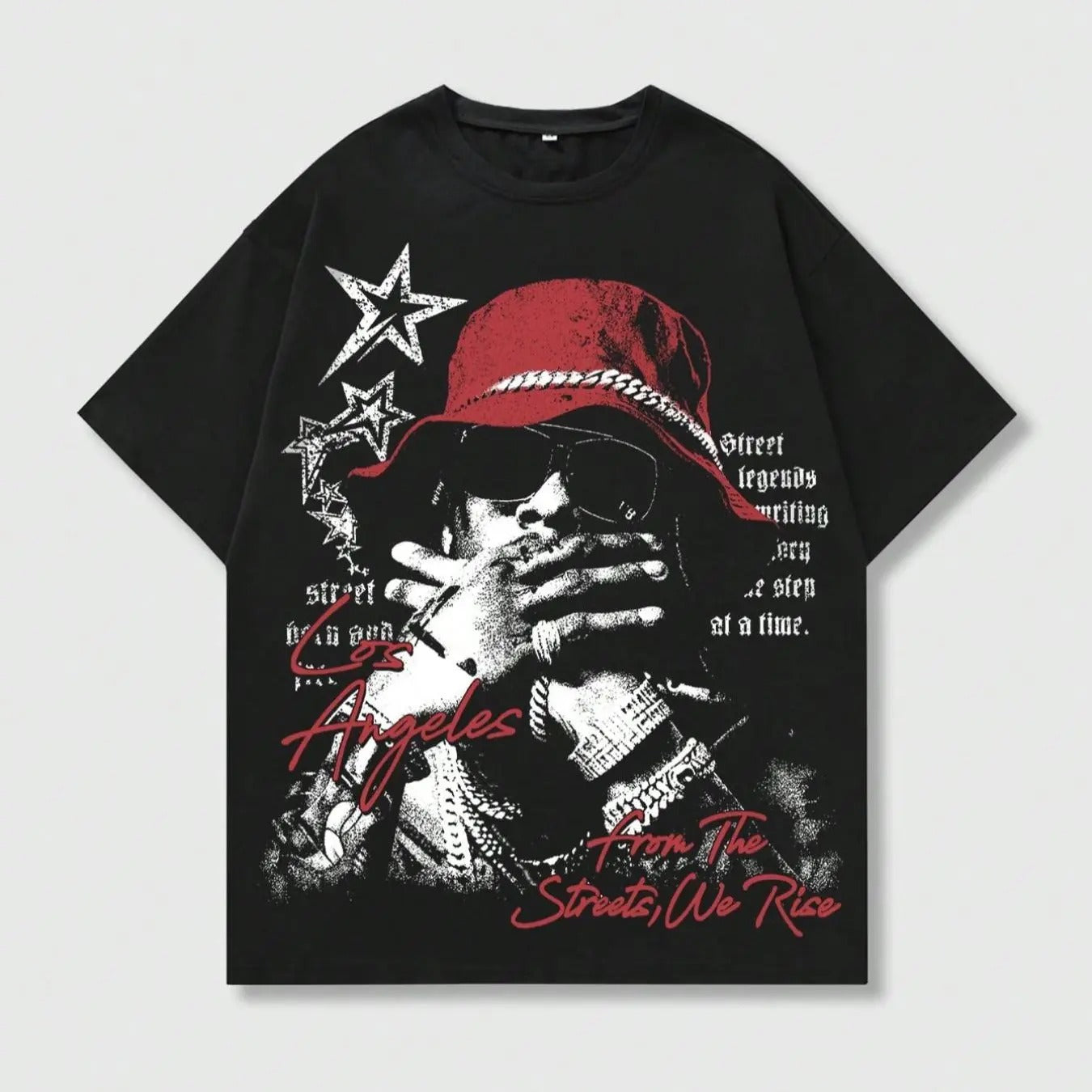 Regular Fit Print Round Neck Street Casual Short Sleeve Daily Menswear Summer T-Shirts, Hoodie, Sweatshirt