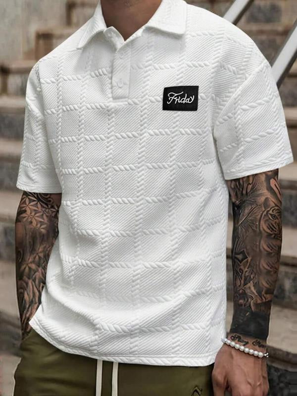 Men's Regular Fit Plain Quilted Pajama Shirt, Casual Comfy Breathable Short Sleeve Collared PJ Top for Summer, Men's...