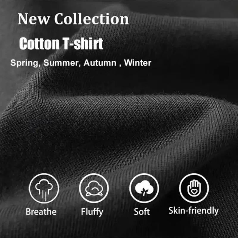 Men's Trendy Cotton Graphic T-Shirt