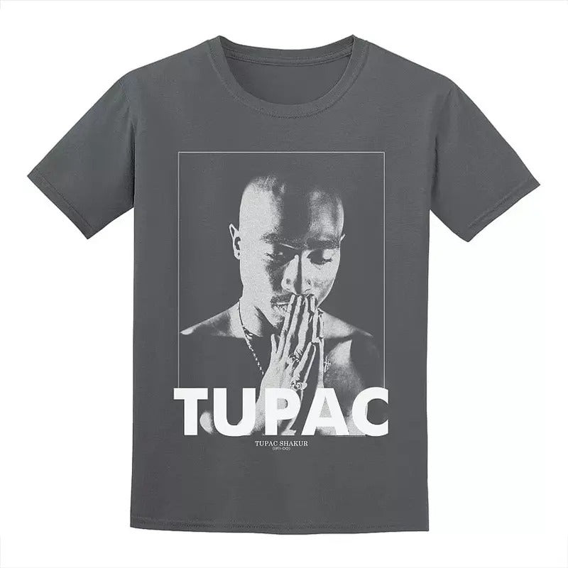 Men's Tupac Tee, Hip Hop Tee Short Sleeve, Gift For him and her, Trendy shirt, gifts for fan, Graphic shirt,  unisex...