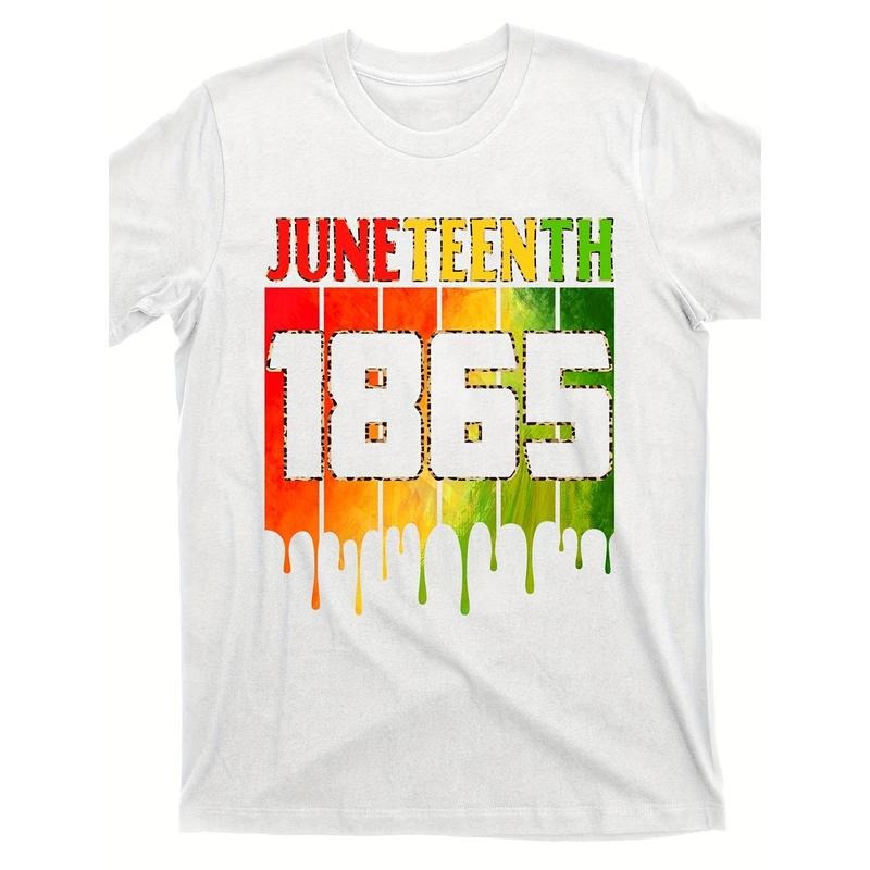 Men's Women'sJuneteenth 1865 Black Freedom African American BLM Graphic T-Shirt