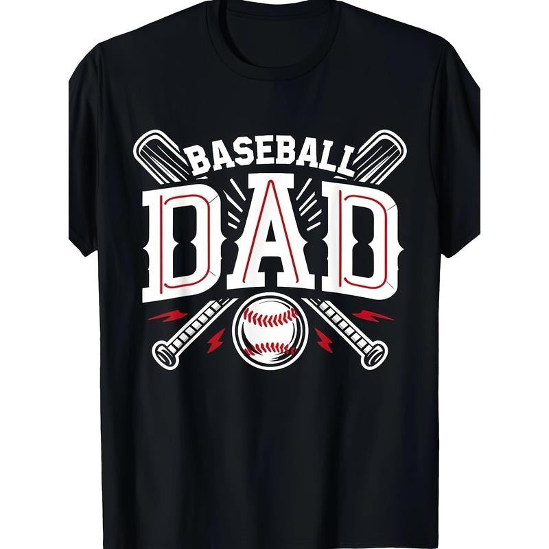 Men's and Women'S Plus Size Baseball Dad Happy Fathers Day T-Shirt Hoodie, Sweatshirt | HypeDripTees.com