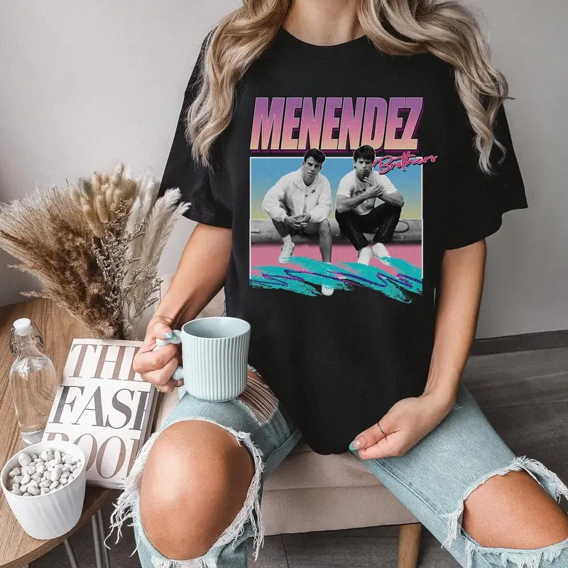 Menendez Brothers Shirt, Erik and Lyle Menendez Tee, 80s Erik & Lyle Tee, True Crime Fan Gift, Retro Monster T-Shirt,...