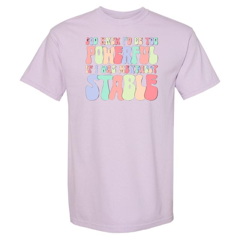 Mentally Stable Comfort Colors T-Shirt Hoodie, Sweatshirt | HypeDripTees.com
