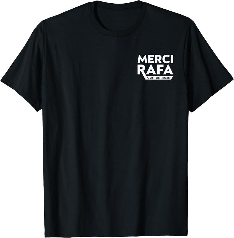 Merci Rafa 2025 Official T-Shirt | Unisex Cotton Tee Gift, Crewneck, Short Sleeve Hoodie, Sweatshirt | HypeDripTees.com