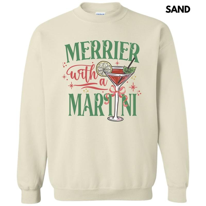 Merrier With A Martini Sweatshirt 'NLB' T-Shirts, Hoodie | HypeDripTees.com