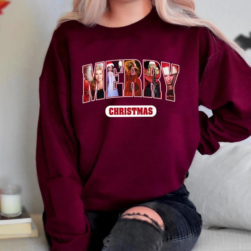 Merry Christmas Stevie Nicks Shirt Sweatshirt Hoodie, Christmas Sweatshirt, Gift For Her | HypeDripTees.com