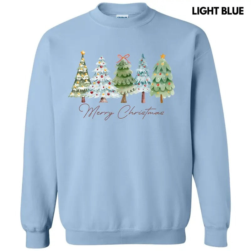 Merry Christmas Trees Sweatshirt 'NLB' T-Shirts, Hoodie | HypeDripTees.com