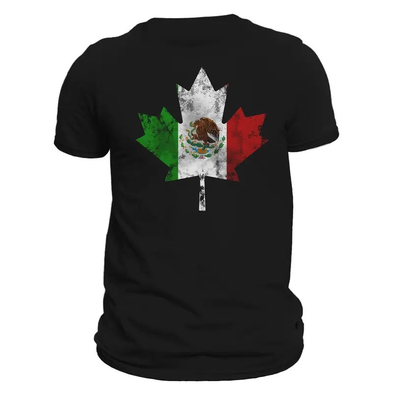 Mexican Canadian Maple Leaf T-Shirt Hoodie, Sweatshirt | HypeDripTees.com