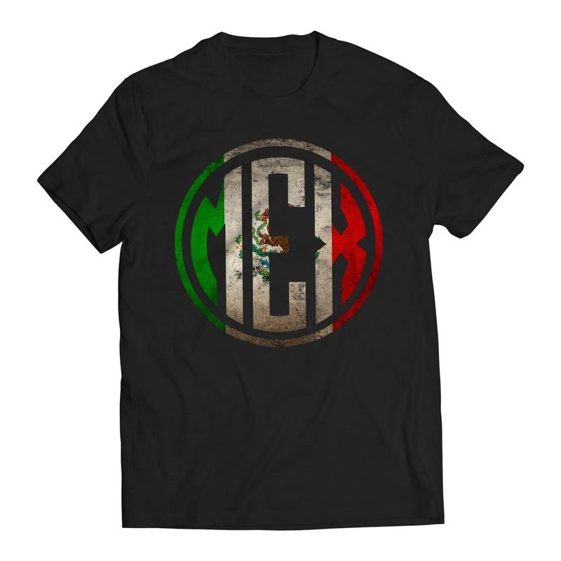 Mexican Flag Distressed Logo Mexico Independence Day Men's Graphic T-Shirt Hoodie, Sweatshirt | HypeDripTees.com