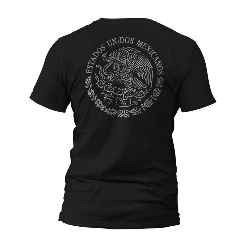 Mexico Coat of Arms T-Shirt - Playera Con Escudo Nacional De Mexico Casual Classic Hoodie, Sweatshirt | HypeDripTees.com