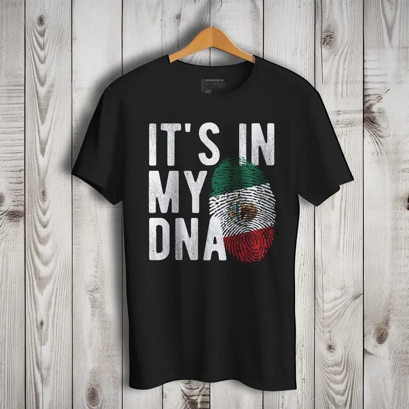 Mexico It's In My DNA Mexican Patriot Short Sleeve T-Shirt- Playera Patriota De Mexico Hoodie, Sweatshirt | HypeDripTees.com