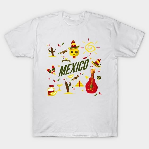 Mexico Streetwear T-Shirt - Trendy Graphic Tee for Men & Women Hoodie, Sweatshirt | HypeDripTees.com