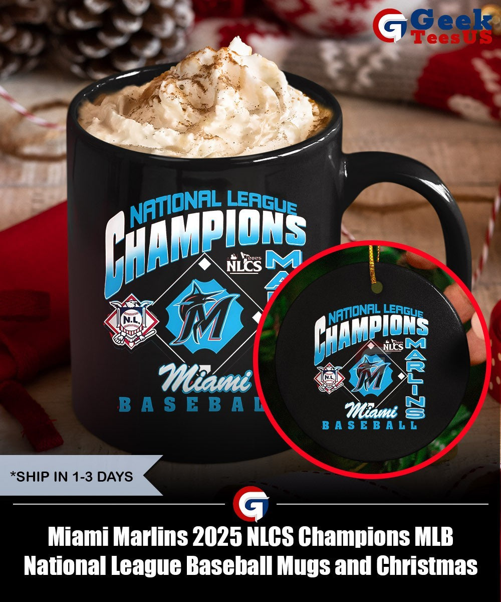 Miami Marlins 2025 NLCS Champions MLB National League Baseball shirt