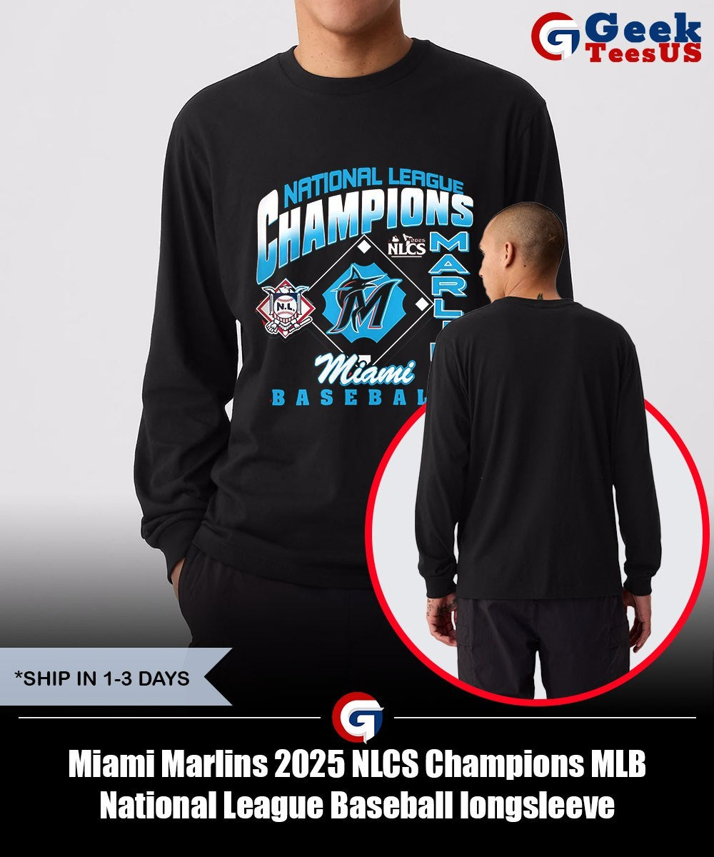Miami Marlins 2025 NLCS Champions MLB National League Baseball shirt