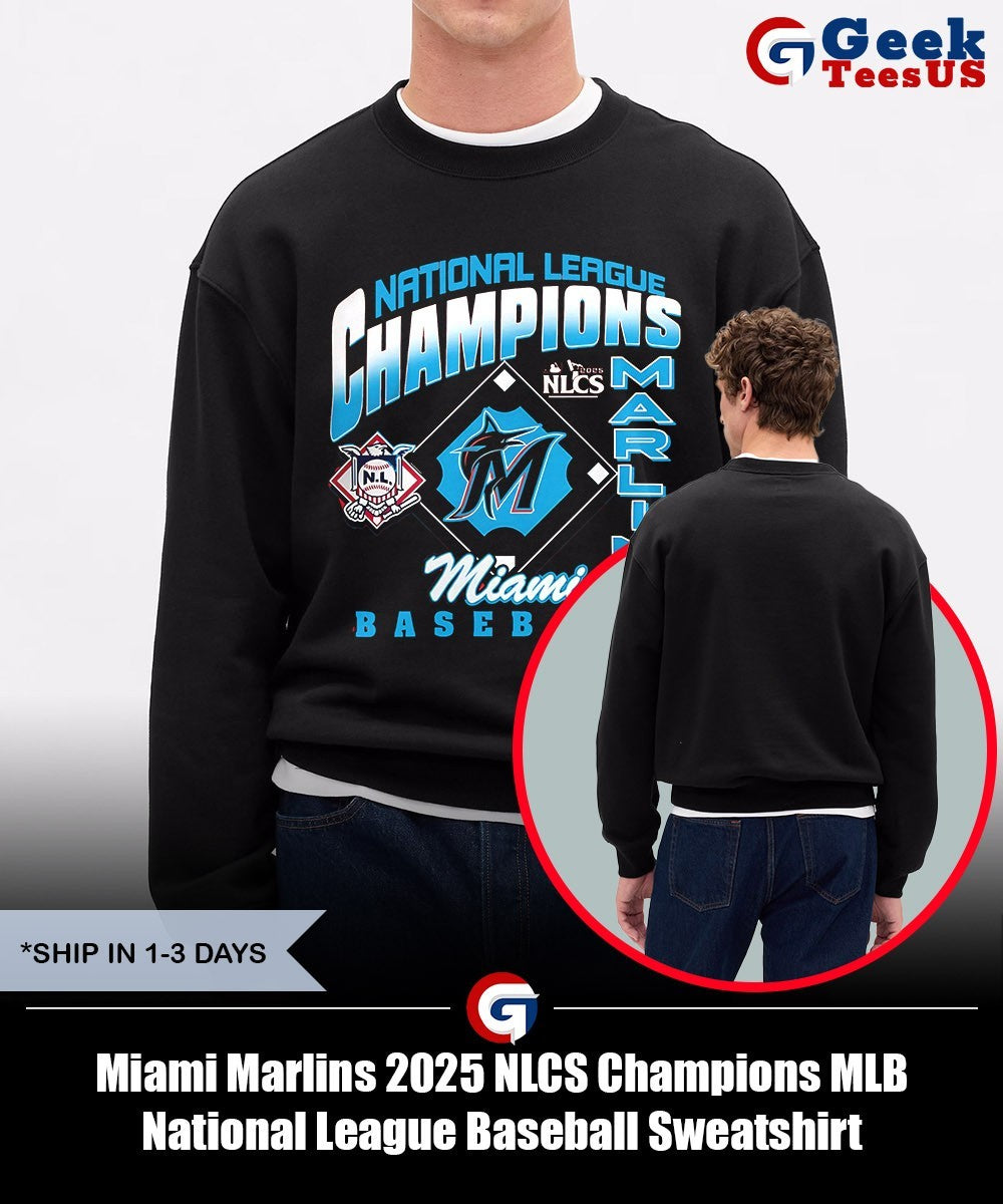 Miami Marlins 2025 NLCS Champions MLB National League Baseball shirt